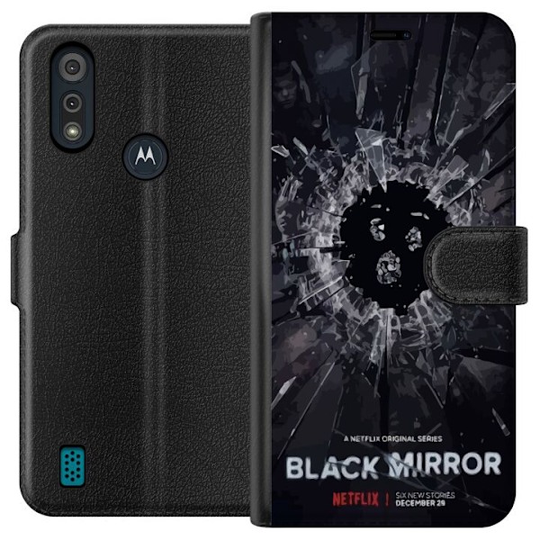 Motorola Moto E6i Plånboksfodral Black Mirror Sci-Fi Netflix