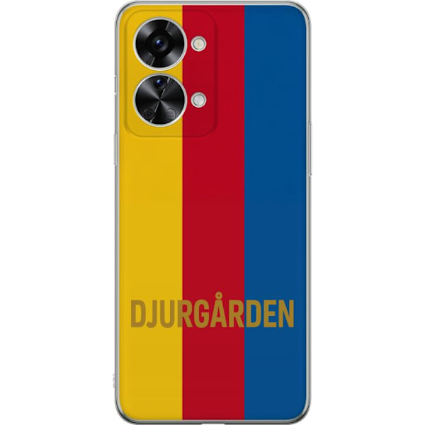 OnePlus Nord 2T Läpinäkyvä kuori Djurgården – jalkapallo