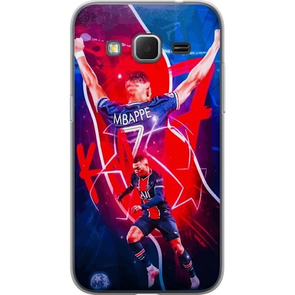 Samsung Galaxy Core Prime Gennemsigtig cover Kylian Mbappé