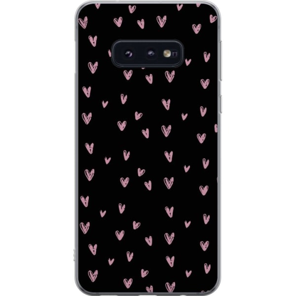 Samsung Galaxy S10e Gennemsigtig cover Små Hjerter