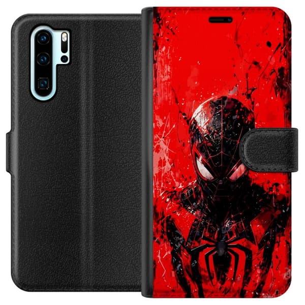 Kompatibelt Lommeboketui til Huawei P30 Pro Spider Man