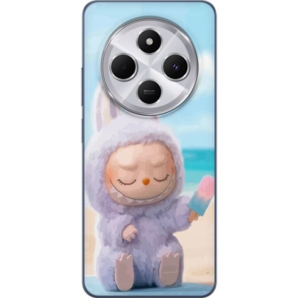 Xiaomi Redmi 14C Läpinäkyvä kuori Labubu Vaaleanpunainen Tu