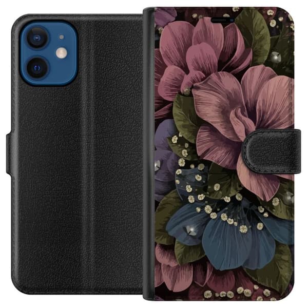 Yhteensopiva Lompakkokotelo Apple iPhone 12 Kukat
