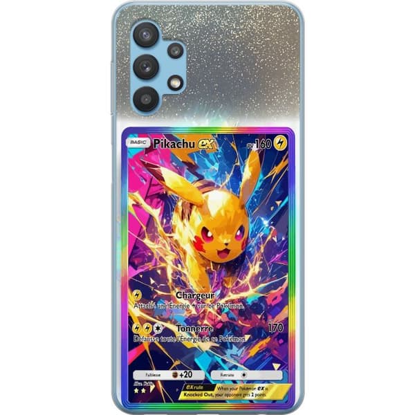 Kompatibelt Mobildeksel til Samsung Galaxy A32 5G Pikachu gul