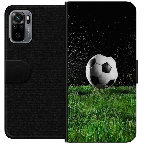 Xiaomi Redmi Note 10S Lommeboketui Fotballhandling