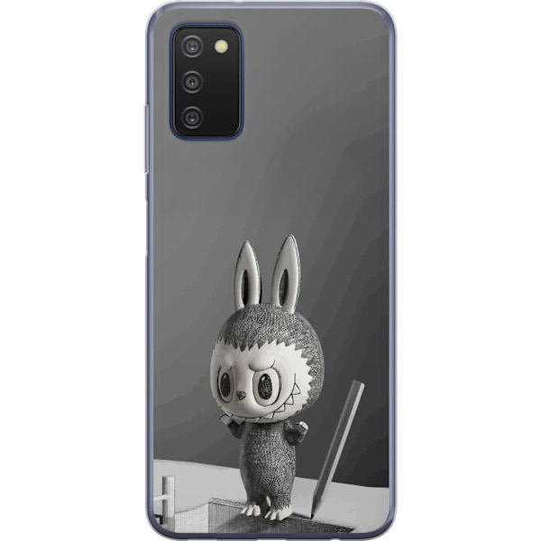 Samsung Galaxy A03s Läpinäkyvä kuori Pop Mart MEGA LABUBU LABUBU Sketch 1000%