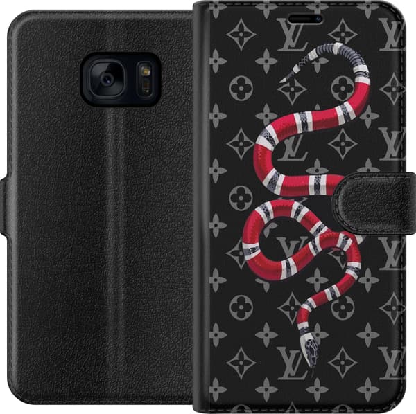 Kompatibelt Lommeboketui til Samsung Galaxy S7 Slange