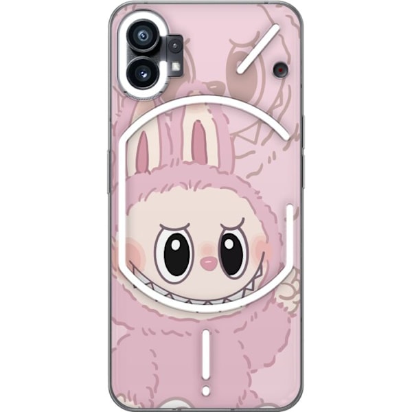 Nothing Phone (1) Läpinäkyvä kuori Labubu Floral Freak