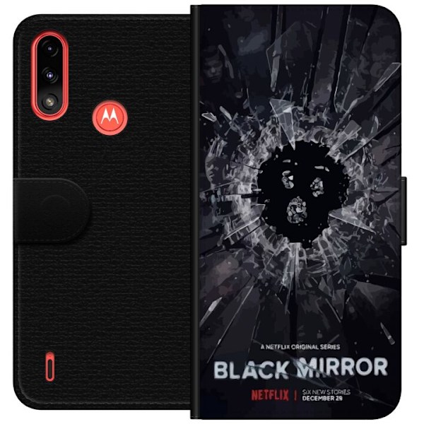 Motorola Moto E7 Power Plånboksfodral Black Mirror Sci-Fi Net