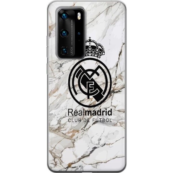 Huawei P40 Pro Läpinäkyvä kuori Real Madrid