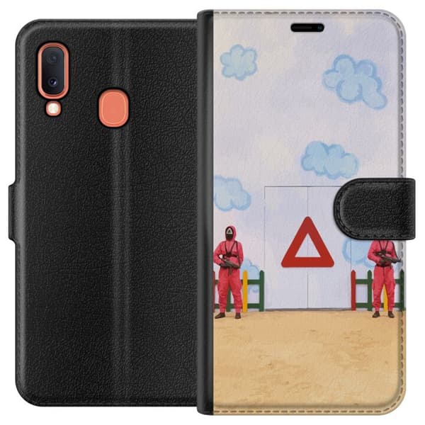 Kompatibelt Plånboksfodral till Samsung Galaxy A20e Squid Game 2 - Vågar du?