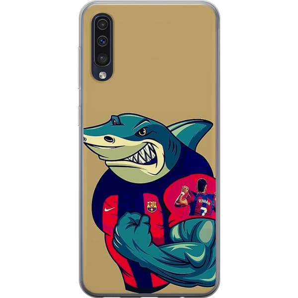 Kompatibelt Mobildeksel til Samsung Galaxy A50 Haj med Ferran Torres blå