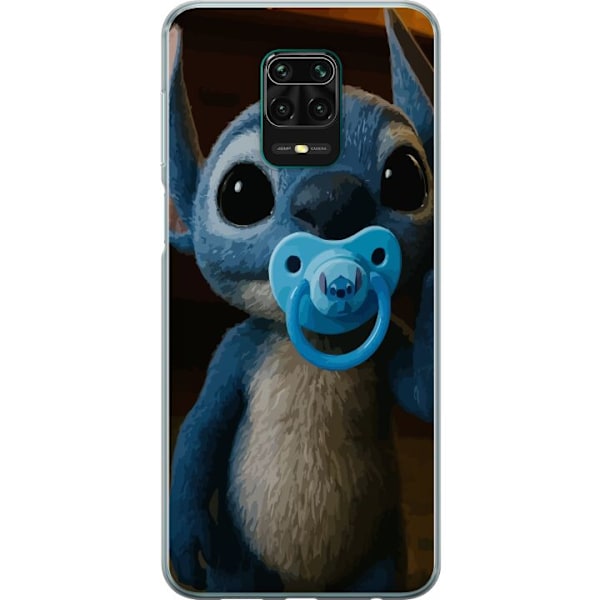 Xiaomi Redmi Note 9 Pro Läpinäkyvä kuori Stitch & Napp - vauvateema söpöllä hahmolla