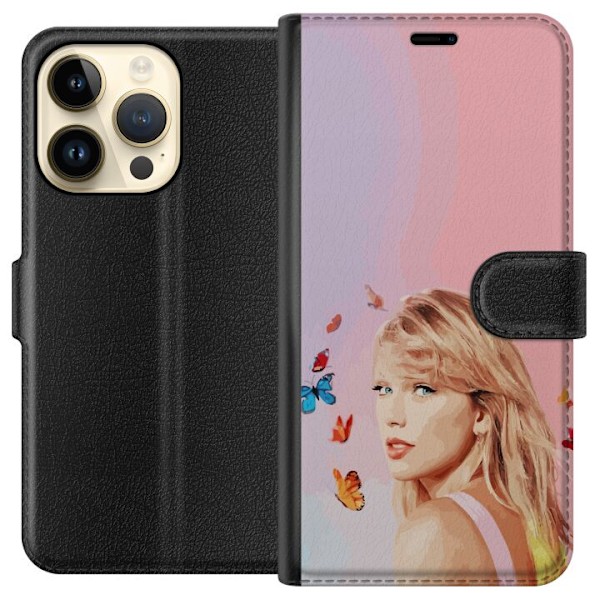 Apple iPhone 14 Pro Plånboksfodral Taylor Swift Fjärillar