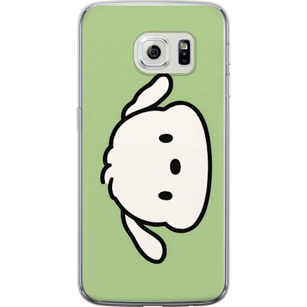 Samsung Galaxy S6 edge Läpinäkyvä kuori Snoopy Flip