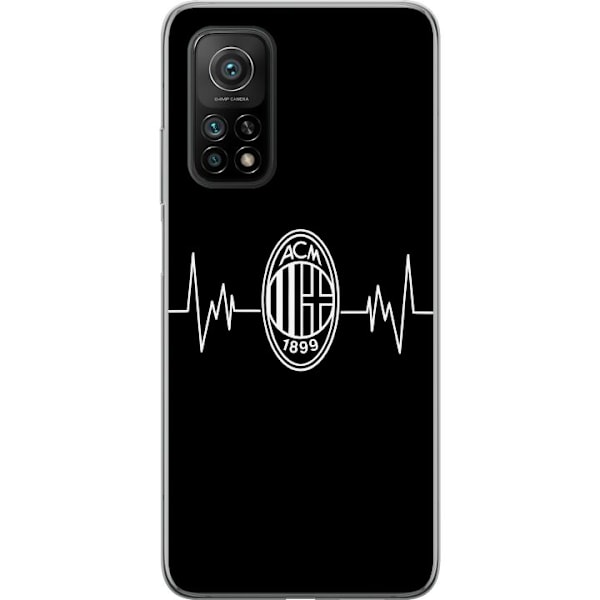 Xiaomi Mi 10T 5G Genomskinligt Skal AC Milan