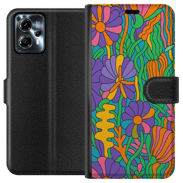 Motorola Moto G13 Tegnebogsetui Farveeksplosion