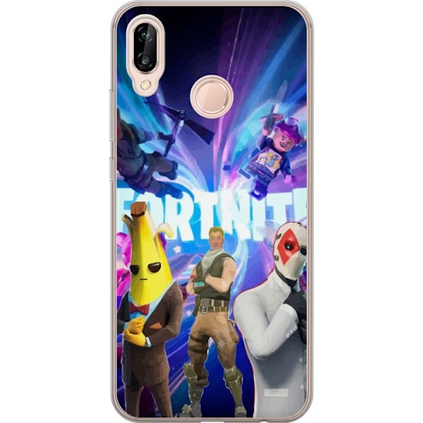 Huawei P20 lite Gjennomsiktig deksel Fortnite