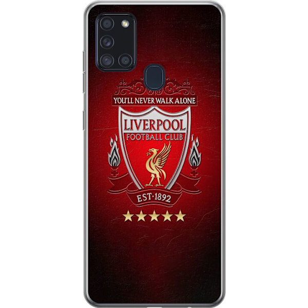 Samsung Galaxy A21s Gennemsigtig cover YNWA Liverpool