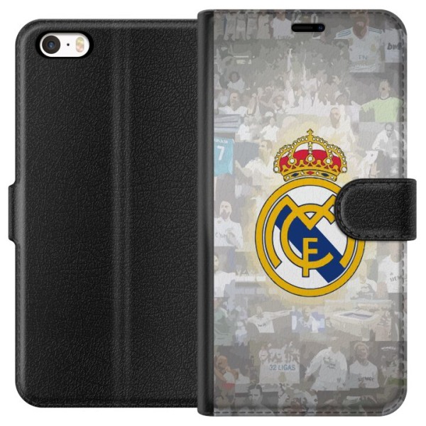 Apple iPhone 5s Lommeboketui Real Madrid