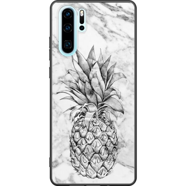 Huawei P30 Pro Sort cover Ananas
