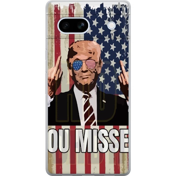 Google Pixel 7a Genomskinligt Skal Trump