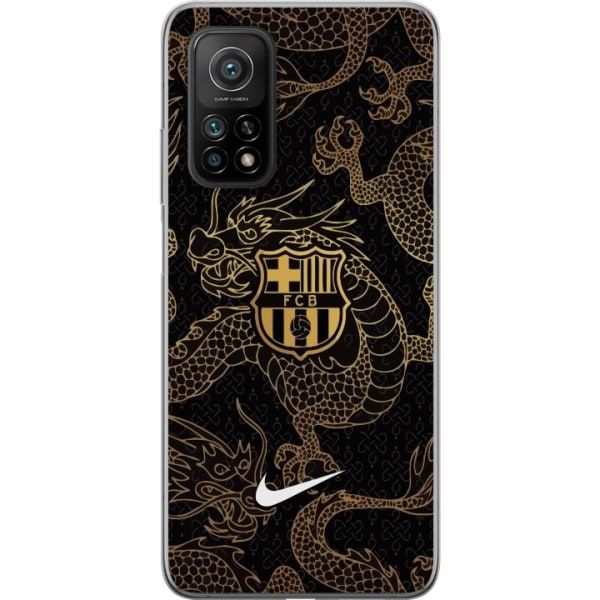 Xiaomi Mi 10T 5G Gennemsigtig cover FC Barcelona