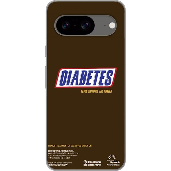 Google Pixel 8 Gennemsigtig cover Diabetes Snickers