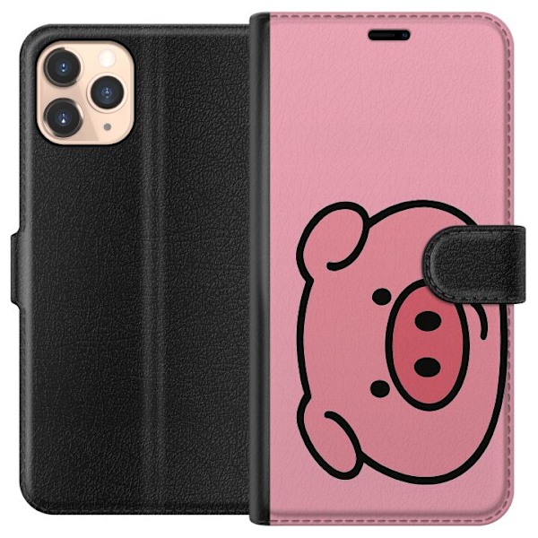 Apple iPhone 11 Pro Tegnebogsetui Kawaii Piggy
