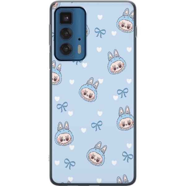 Motorola Edge 20 Pro Läpinäkyvä kuori Labubu Tuli Henki