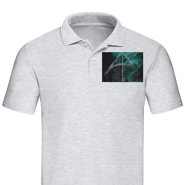 Poloshirt til Voksen | Elegant Poloshirt Harry Potter Grå XX-Large