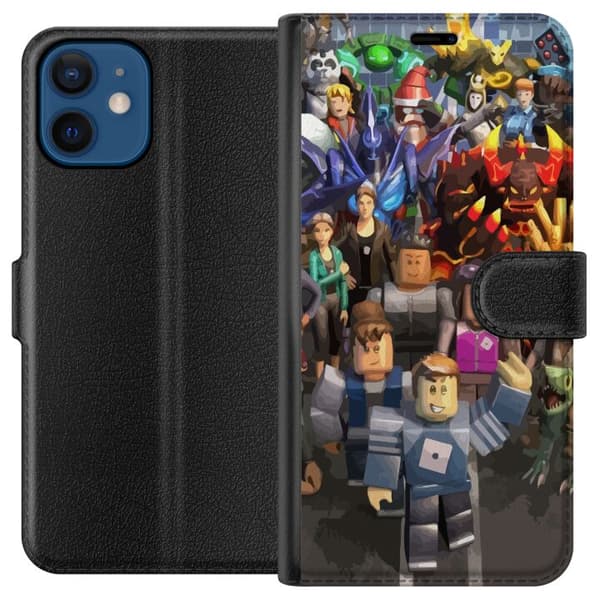 Kompatibelt Plånboksfodral till Apple iPhone 12 mini Roblox - W
