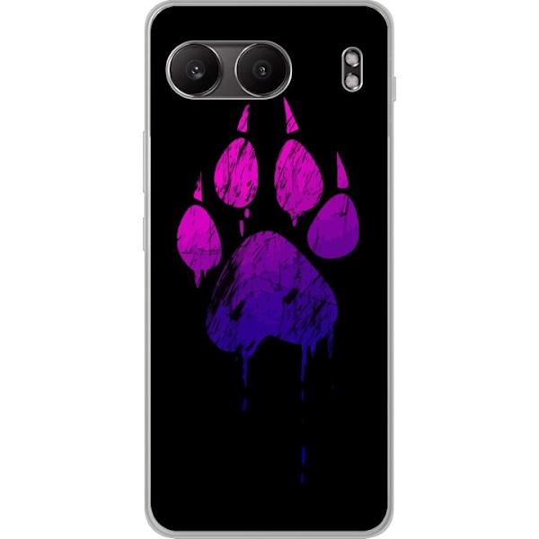 OnePlus Nord 4 Läpinäkyvä kuori Paw