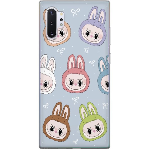 Samsung Galaxy Note10+ Gjennomsiktig deksel Pastel Labubu