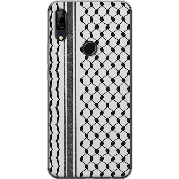 Huawei P Smart Z Läpinäkyvä kuori Palestiinalainen kuvio - perinteiseen tyyliin inspiroima keffiyeh-kangas