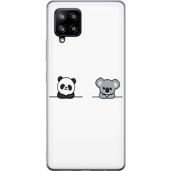 Samsung Galaxy A42 5G Gjennomsiktig deksel Panda Koala