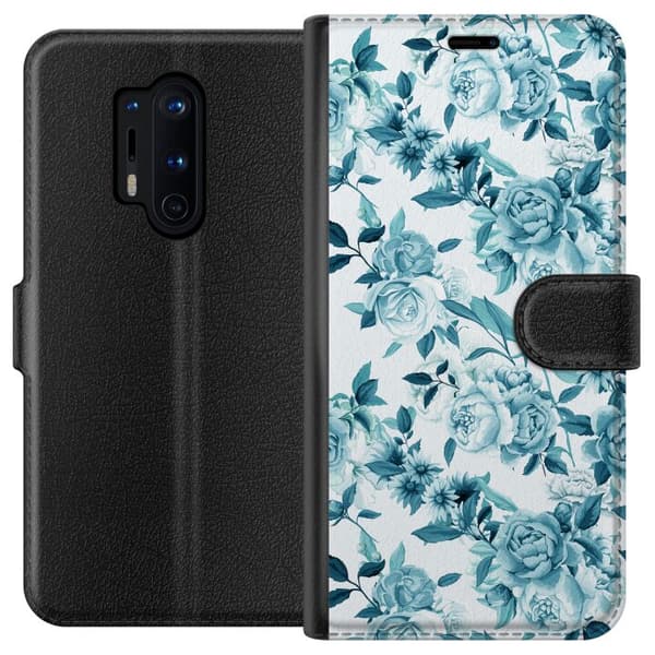 Kompatibelt Plånboksfodral till OnePlus 8 Pro Blommor