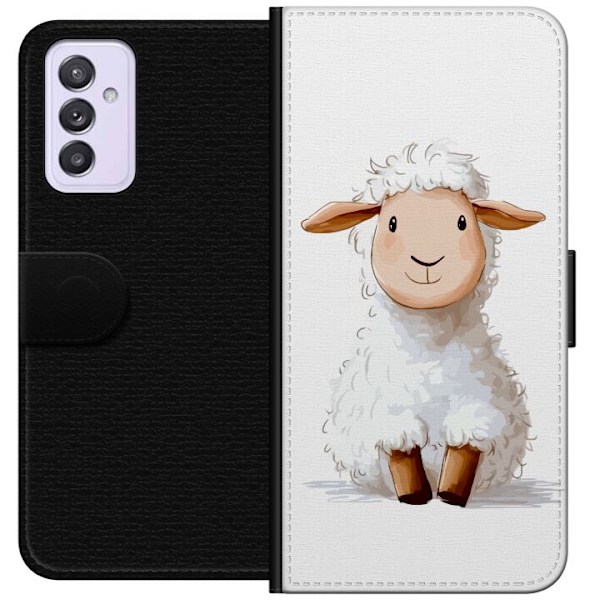 Samsung Galaxy A82 5G Lompakkokotelo Suloinen Lammas - lasten ja vauvan tuotteita sarjakuvatyyliin