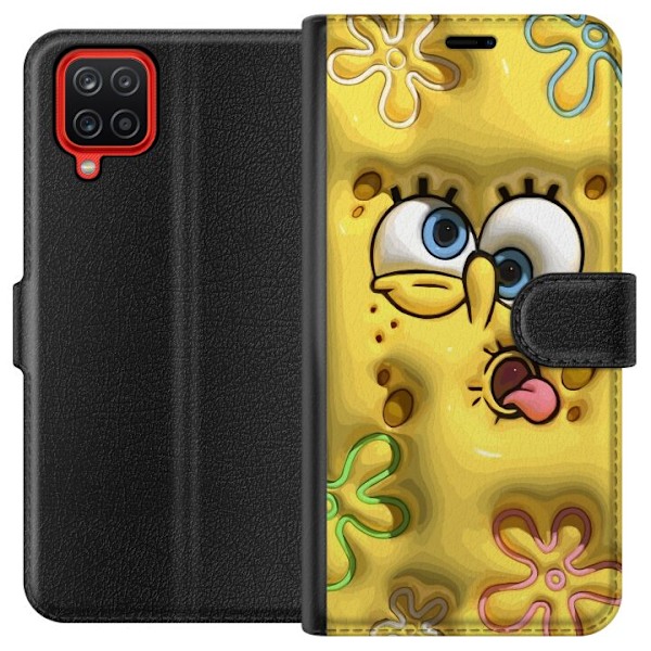 Samsung Galaxy A12 Plånboksfodral SpongeBob