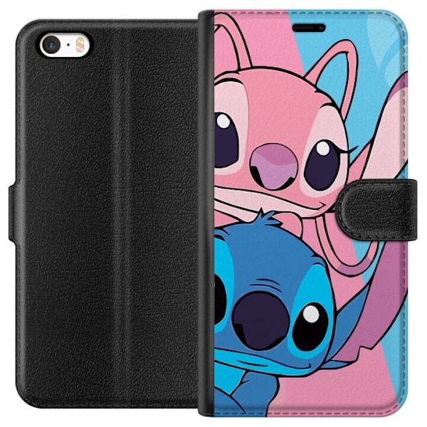 Apple iPhone 5 Tegnebogsetui Stitch & Angel