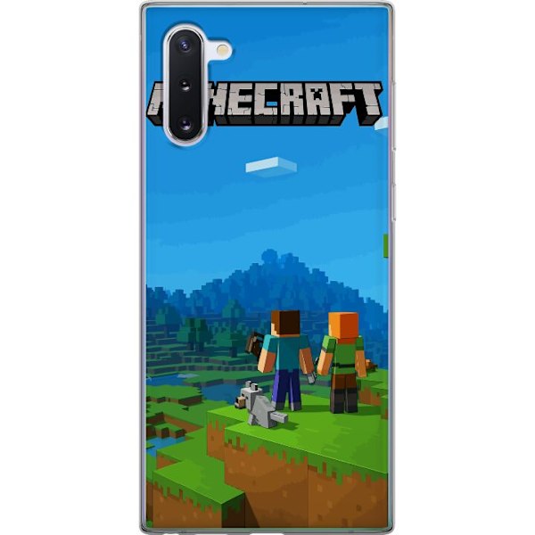 Samsung Galaxy Note10 Läpinäkyvä kuori Minecraft Key Art