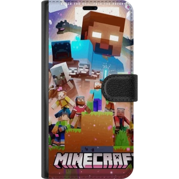 Kompatibelt Plånboksfodral till Samsung Galaxy A34 Minecraft