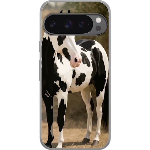Google Pixel 9 Pro XL Läpinäkyvä kuori Kaunis Hevonen - elegantti hevonen kuva-aihe