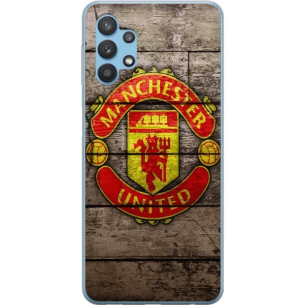 Samsung Galaxy A32 5G Genomskinligt Skal Manchester United FC