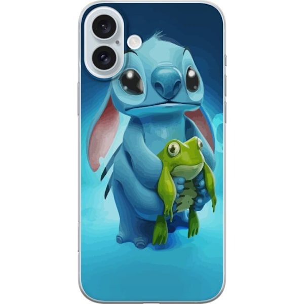 Apple iPhone 16 Plus Gennemsigtig cover Stitch og frøen