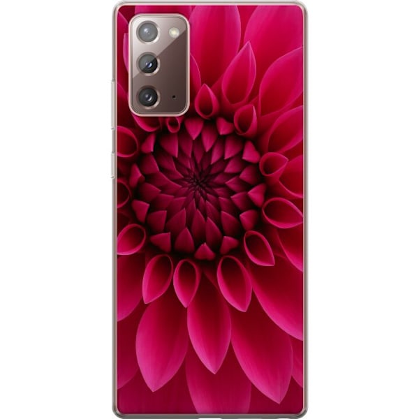 Samsung Galaxy Note20 Genomskinligt Skal Rosecore