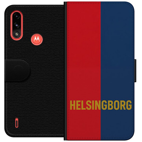 Motorola Moto E7 Power Tegnebogsetui Helsingborg – fodbold