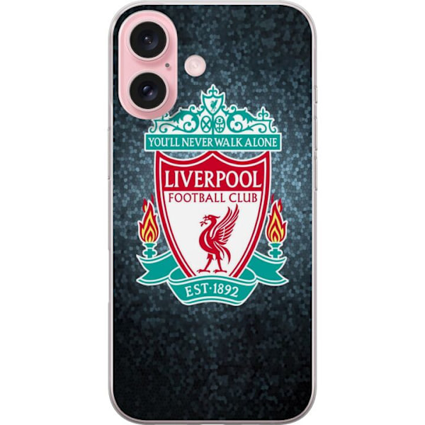 Apple iPhone 16 Genomskinligt Skal Liverpool