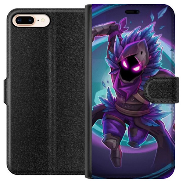 Apple iPhone 8 Plus Plånboksfodral Fortnite Raven