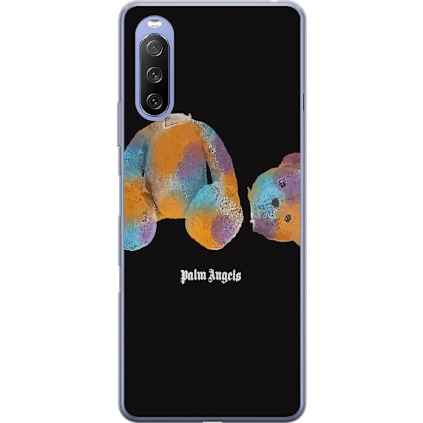 Sony Xperia 10 III Lite Genomskinligt Skal Teddy Palm Angels